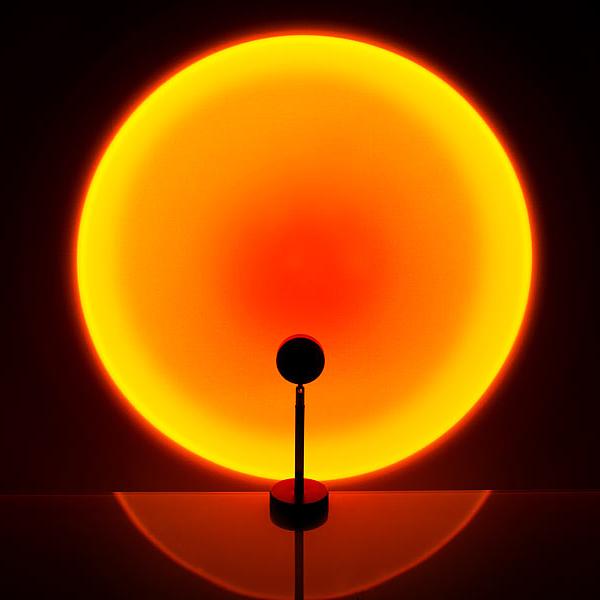 Zonsondergang Sfeerverlichting met 13 Kleuren Lichtmodi LED Projectielamp 360° Draaibaar Avondverlichting voor Woonkamer Slaapkamer | Sulvida