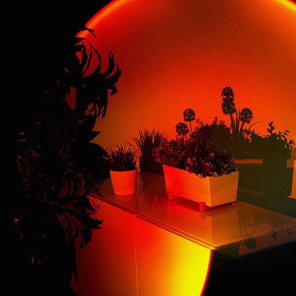 Zonsondergang Sfeerverlichting met 13 Kleuren Lichtmodi LED Projectielamp 360° Draaibaar Avondverlichting voor Woonkamer Slaapkamer | Sulvida